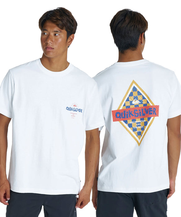 QUIKSILVER メンズ VINTAGE LK ST 半袖Tシャツ バックプリント【2026年夏モデル】