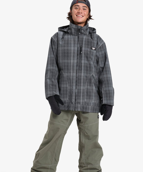 QUIKSILVER メンズ LIVE WIRE JK スノージャケット 10,000mm/5,000g