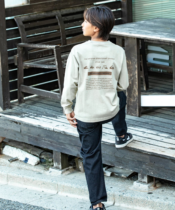 【OUTLET】Quiksilver ユース BW HISTORY POCKET LT YOUTH 長袖Tシャツ (130-160CM)