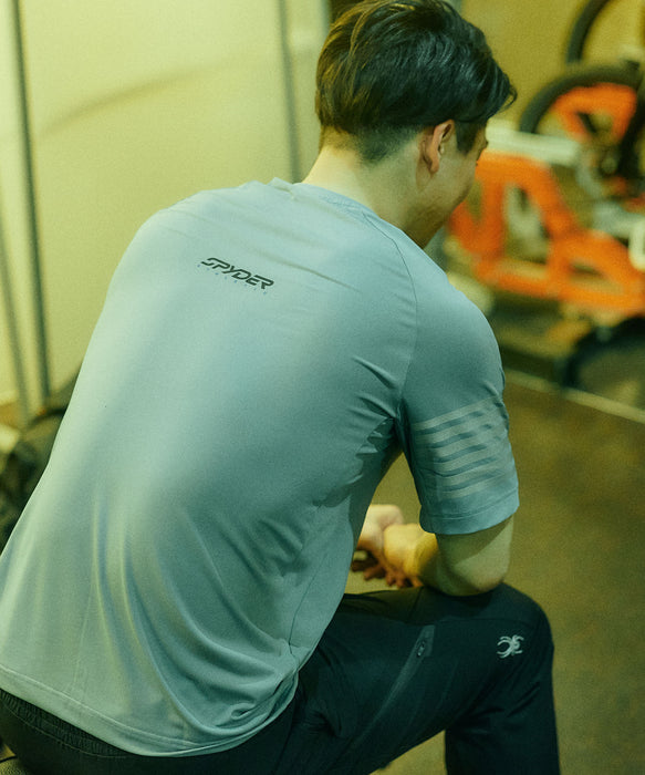 SPYDER メンズ ROUND NECK SHORT T-SHIRTS Tシャツ 【2026年春夏モデル】