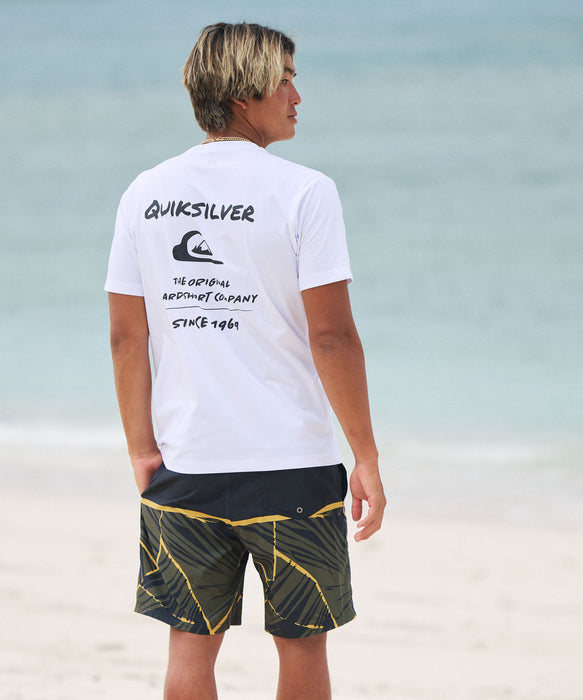 QUIKSILVER メンズ EVERYDAY POOLSIDER 19 ジャムボードショーツ 19インチ インナーショーツ付き (ウエストゴムタイプ) ノンストレッチ・撥水加工 【2026年春夏モデル】