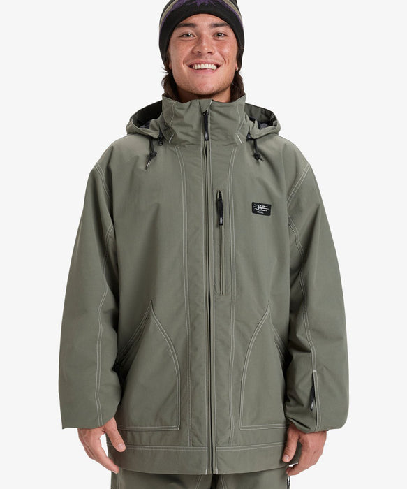 QUIKSILVER メンズ LIVE WIRE JK スノージャケット 10,000mm/5,000g