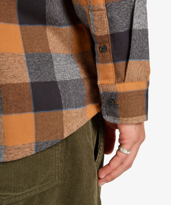 【OUTLET】Quiksilver メンズ MOTHERFLY PLAID LS SHIRT フランネルシャツ