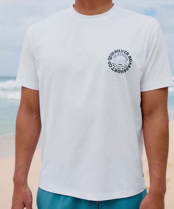 QUIKSILVER メンズ TOO FINE FB SS 半袖Tシャツ 速乾 UPF50+ ストレッチ【2026年夏モデル】