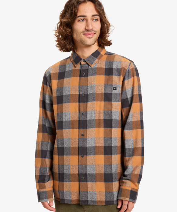 【OUTLET】Quiksilver メンズ MOTHERFLY PLAID LS SHIRT フランネルシャツ