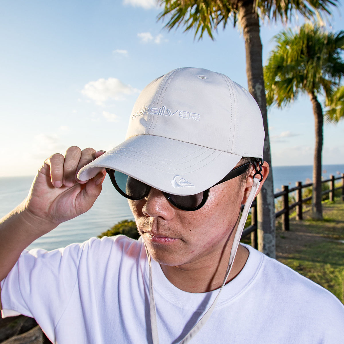 QUIKSILVER メンズ WR UV SURFTRIP CAP 6 PANEL サーフキャップ 撥水
