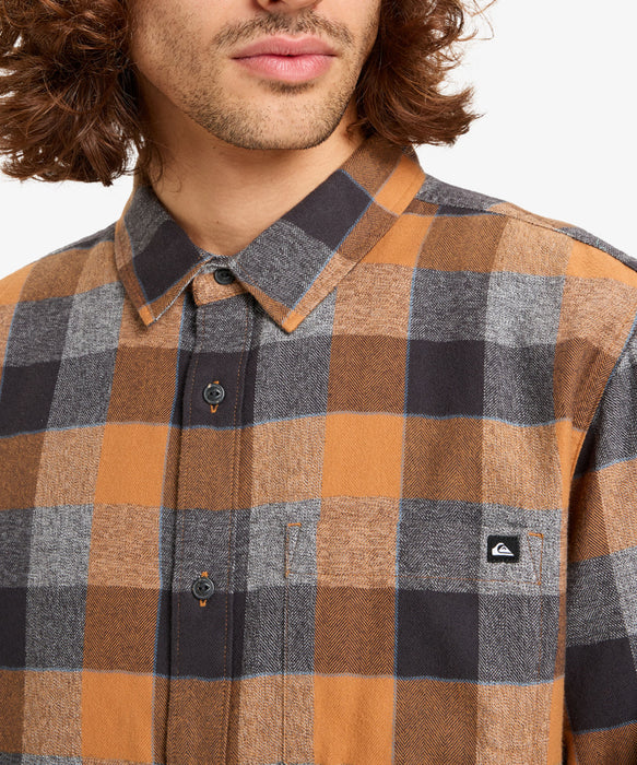【OUTLET】Quiksilver メンズ MOTHERFLY PLAID LS SHIRT フランネルシャツ