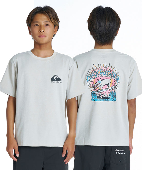 QUIKSILVER キッズ ANIMAL SURFER ST YOUTH 半袖Tシャツ 速乾 UPF50+