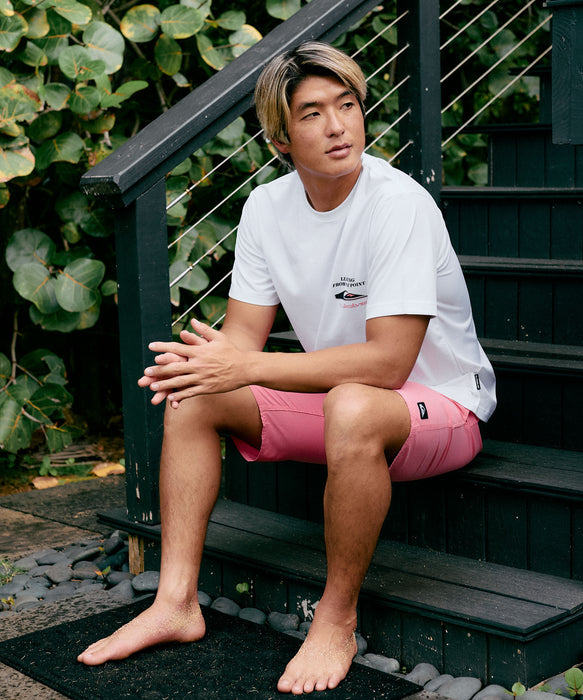 QUIKSILVER メンズ MW BACK LOGO BEACHSHORT 20NB ボードショーツ フィットタイ 20インチ 速乾 ノンストレッチ インナーショーツなしタイプ【2026年夏モデル】