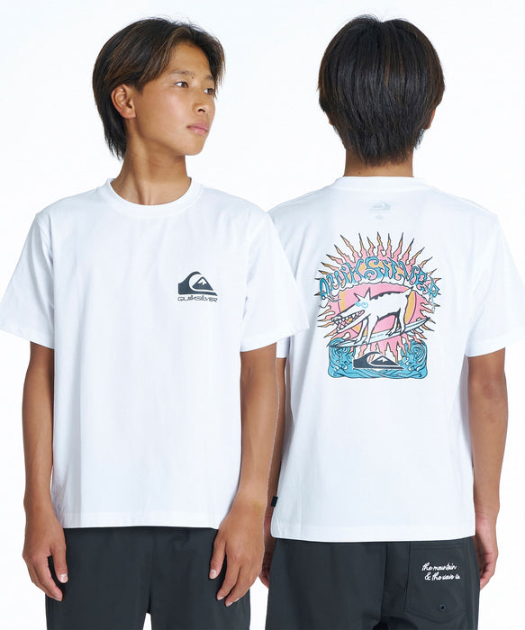 QUIKSILVER キッズ ANIMAL SURFER ST YOUTH 半袖Tシャツ 速乾 UPF50+ ストレッチ【2026年夏モデル】
