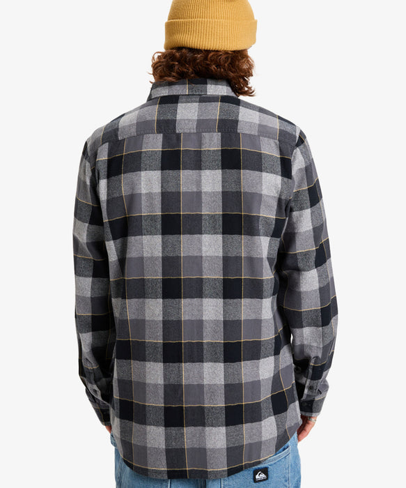 【OUTLET】Quiksilver メンズ MOTHERFLY PLAID LS SHIRT フランネルシャツ