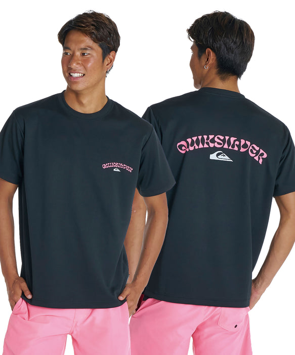 QUIKSILVER メンズ URBAN LOGO SS 半袖Tシャツ 速乾 UPF50+ ドライタッチ【2026年夏モデル】