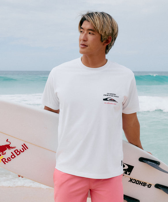 QUIKSILVER メンズ ICON OF SURF 26 SS 半袖Tシャツ 超速乾 UPF50+
