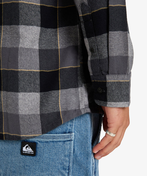【OUTLET】Quiksilver メンズ MOTHERFLY PLAID LS SHIRT フランネルシャツ
