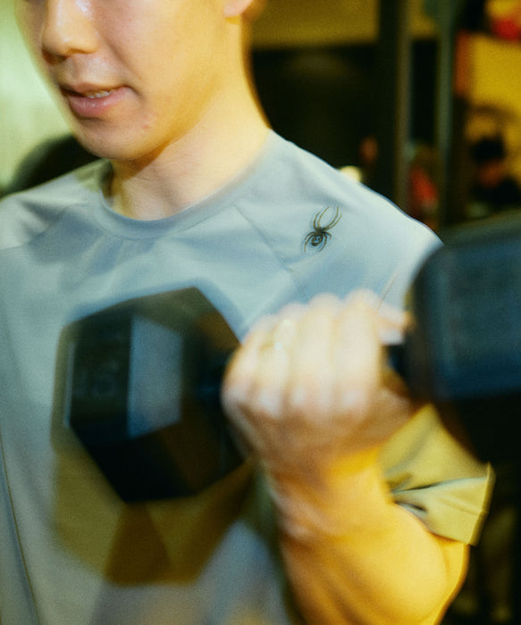 SPYDER メンズ ROUND NECK SHORT T-SHIRTS Tシャツ 【2026年春夏モデル】