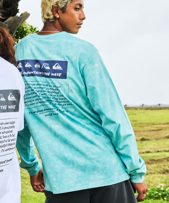 QUIKSILVER メンズ/ユニセックス BW HISTORY FRAME LT 長袖Tシャツ
