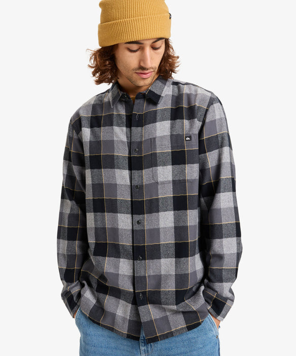【OUTLET】Quiksilver メンズ MOTHERFLY PLAID LS SHIRT フランネルシャツ