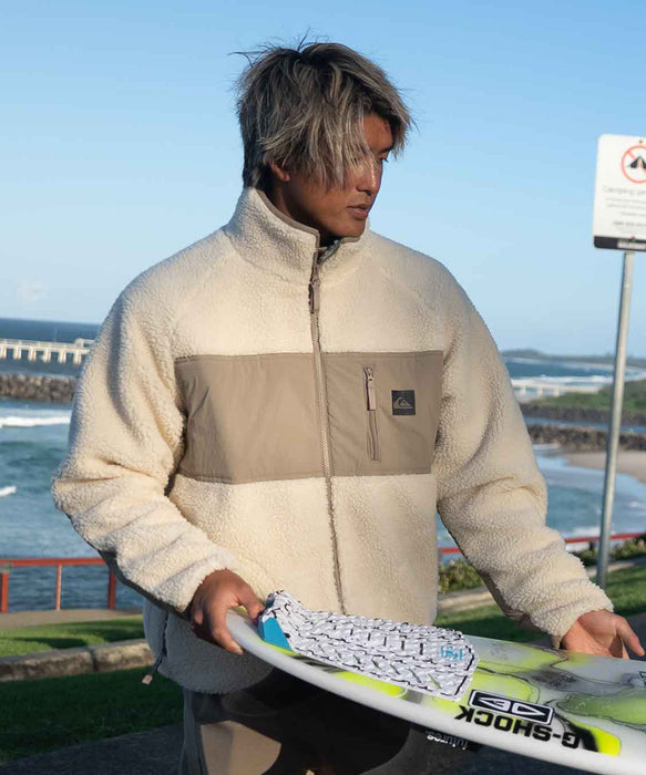 【OUTLET】Quiksilver メンズ BOA JACKET ボアジャケット アウター ルーズフィット 撥水