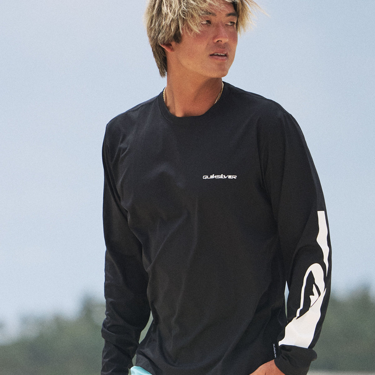 QUIKSILVER メンズ HOLMES LS 長袖サーフTシャツ 速乾 【2026年春夏