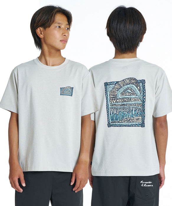 QUIKSILVER キッズ HERITAGE ST YOUTH 半袖Tシャツ 速乾 UPF50+ ストレッチ【2026年夏モデル】
