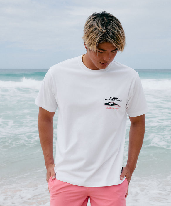 QUIKSILVER <超速乾x遮熱Tシャツ> ICON OF SURF 26 SS メンズ半袖Tシャツ UPF50+ 4WAYストレッチ<URBAN TECH>【2026年夏モデル】