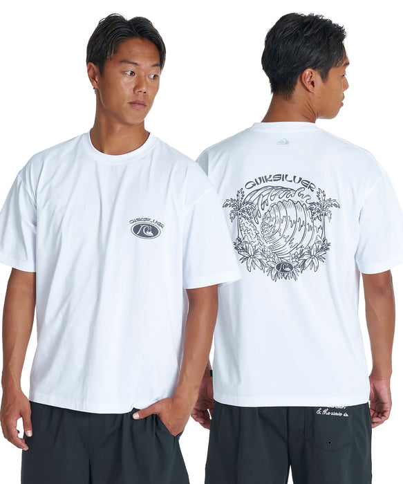 QUIKSILVER メンズ INSIDE SECTION ST 半袖Tシャツ 速乾 UPF50+ ストレッチ<NATURE TECH>【2026年夏モデル】