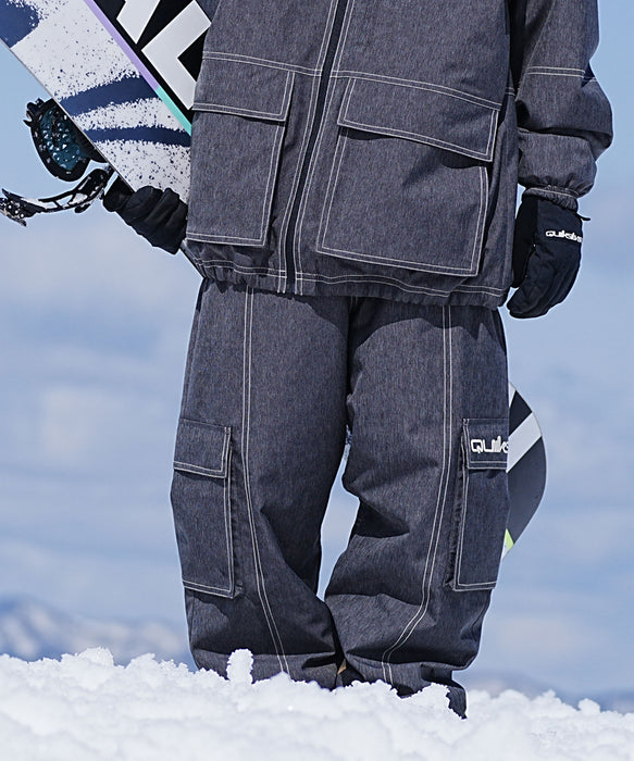 QUIKSILVER メンズ QUIK JEAN PT スノーパンツ <SURF THE MOUNTAIN>【25-26SNOWモデル】