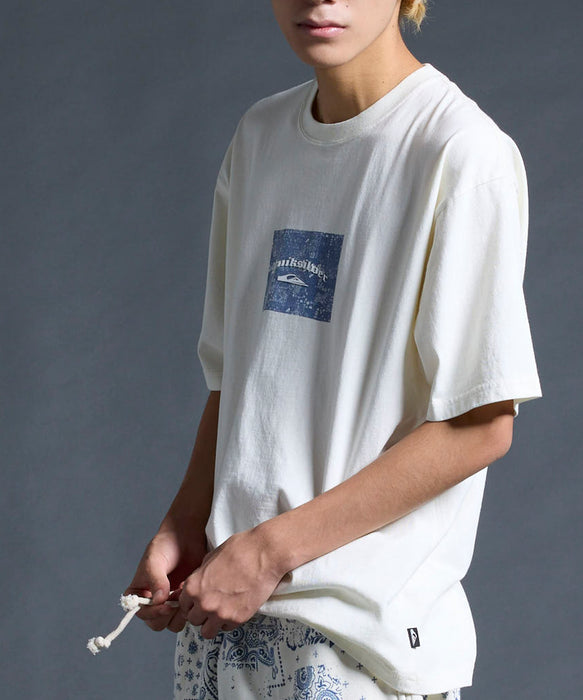 QUIKSILVER メンズ/ユニセックス MERCURY PAISLEY BOX ST 半袖Tシャツ ペイズリー柄<MERCURY COLLECTION>【2026年夏モデル】
