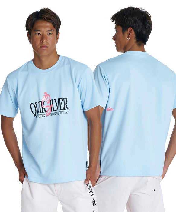 QUIKSILVER メンズ QS SIGN SS 半袖Tシャツ 速乾 UPF50+ ドライタッチ【2026年夏モデル】