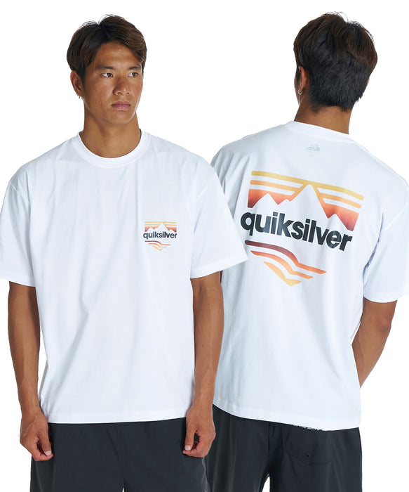QUIKSILVER メンズ HORIZON FADE ST 半袖Tシャツ 速乾 UPF50+ ストレッチ<NATURE TECH>【2026年夏モデル】
