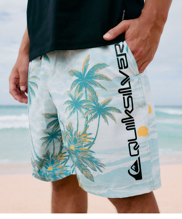 QUIKSILVER メンズ SUNDOWN VOLLEY 20NB ジャムボードショーツ 4WAYストレッチ 20インチ インナーショーツなしタイプ【2026年夏モデル】