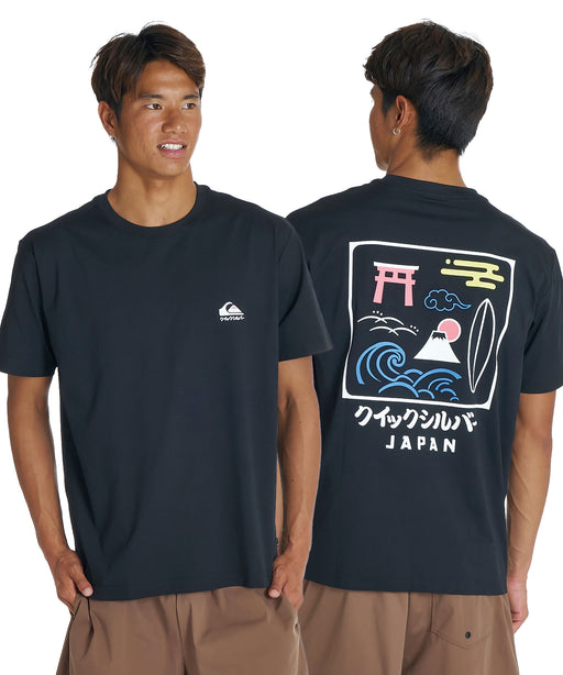 QUIKSILVER メンズ QS JP SCENERY ST 半袖Tシャツ 速乾 UPF50+