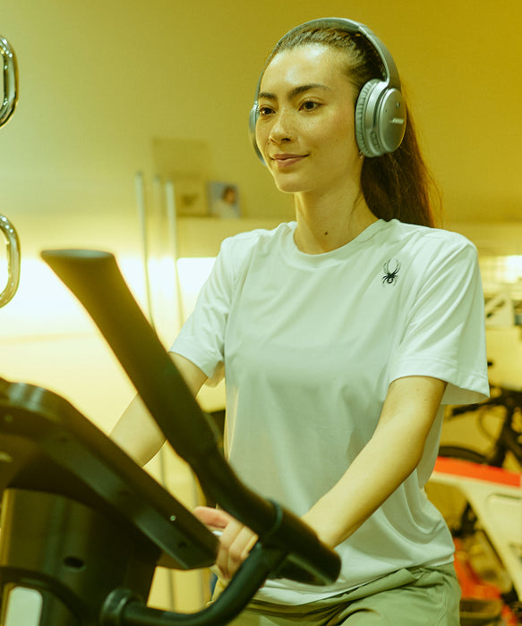 SPYDER メンズ ROUND NECK SHORT T-SHIRTS 半袖Tシャツ 吸湿速乾 4WAYストレッチ【2026年春夏モデル】