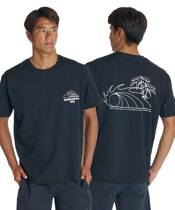 QUIKSILVER メンズ NATURE NOMAD SS 半袖Tシャツ 速乾 UPF50+ ストレッチ【2026年夏モデル】