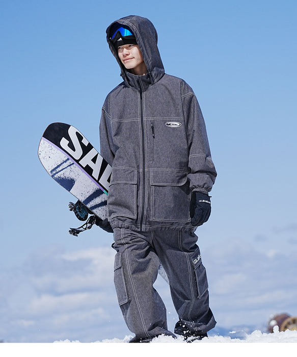 QUIKSILVER メンズ QUIK JEAN PT スノーパンツ <SURF THE MOUNTAIN>【25-26SNOWモデル】
