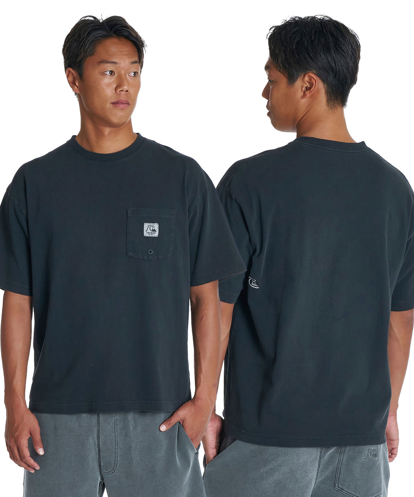 OUTLET】QUIKSILVER メンズ DNA BUBBLE POCKET ST 半袖ワンポイントT