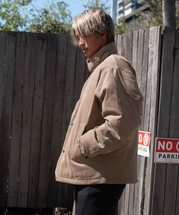 Quiksilver メンズ COLD WIND JACKET コーデュロイジャケット ルーズ