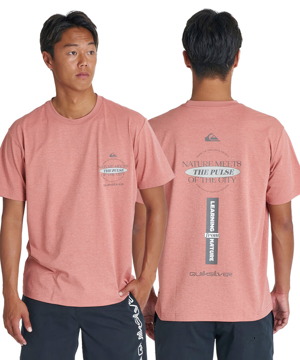 QUIKSILVER メンズ QS MEETS SS 半袖Tシャツ 速乾 UPF50+ ストレッチ【2026年夏モデル】