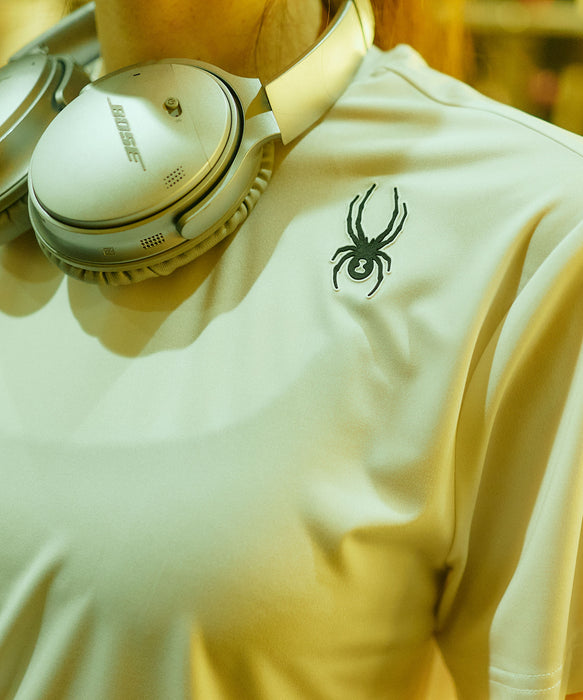 SPYDER メンズ ROUND NECK SHORT T-SHIRTS 半袖Tシャツ 吸湿速乾 4WAYストレッチ【2026年春夏モデル】