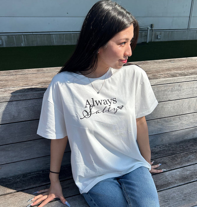 【OUTLET】Roxy ALWAYS SALTY ウィメンズ 半袖Tシャツ ティーシャツ 接触冷感 オーバーサイズ 暑さ対策