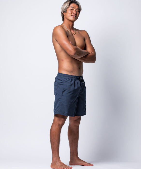 QUIKSILVER メンズ EVERYDAY CLICKER VOLLEY 17 ジャムボードショーツ 17インチ インナーショーツ付き (ウエストゴムタイプ) ノンストレッチ・撥水加工 【2026年春夏モデル】