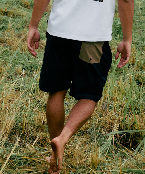 QUIKSILVER メンズ COLOR BLOCK VOLLEY 20NB ジャムボードショーツ 水陸両用 4WAYストレッチ 20インチ インナーショーツなしタイプ【2026年夏モデル】
