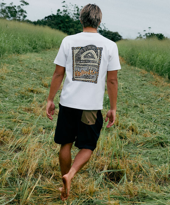 QUIKSILVER メンズ HERITAGE ST Tシャツ 接触冷感 速乾 UPF50+ ストレッチ<NATURE TECH>【2026年夏モデル】
