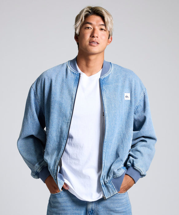 QUIKSILVER メンズ DENIM WASH MA JACKET デニムジャケット ルーズ