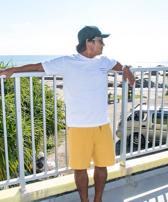 QUIKSILVER メンズ EVERYDAY SOLID VOLLEY 19 ジャムボードショーツ 19インチ インナーショーツ付き (ウエストゴムタイプ) ノンストレッチ・撥水加工 【2026年春夏モデル】
