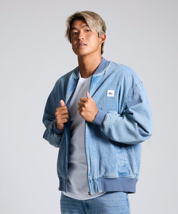 QUIKSILVER メンズ DENIM WASH MA JACKET デニムジャケット ルーズ