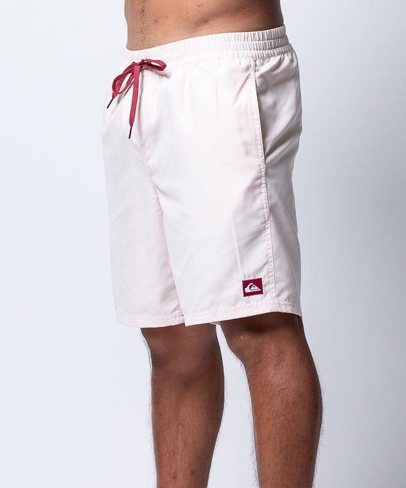 QUIKSILVER メンズ EVERYDAY SOLID VOLLEY 19 ジャムボードショーツ 19インチ インナーショーツ付き (ウエストゴムタイプ) ノンストレッチ・撥水加工 【2026年春夏モデル】