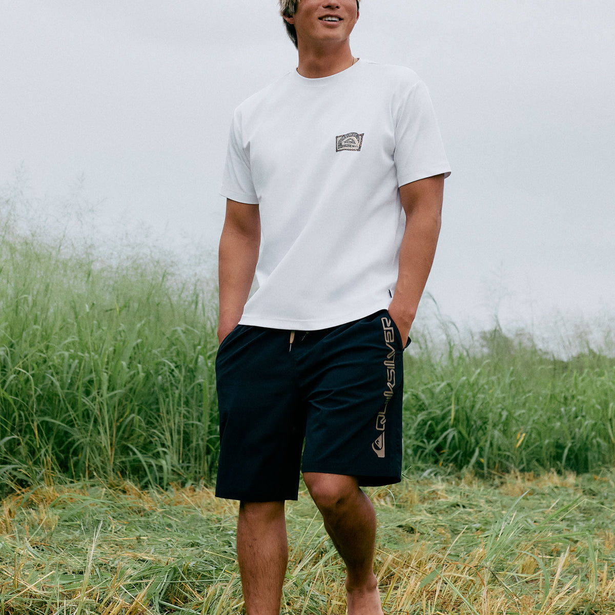 QUIKSILVER メンズ COLOR BLOCK VOLLEY 20NB ジャムボードショーツ