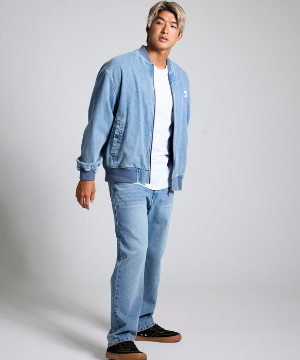QUIKSILVER メンズ DENIM WASH PT デニムパンツ ルーズフィット ドローコード付き【2026年春夏モデル】