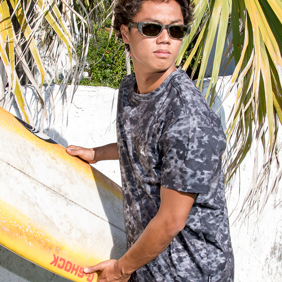 OUTLET】QUIKSILVER メンズ FONT QSMW SS サーフTシャツ 速乾 【2026年